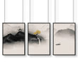 Japandi Art for bedroom | set of 3 wall art prints