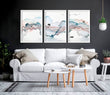 Japandi wall art living room | set of 3 art prints - About Wall Art