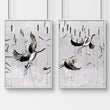 Japanese Art for bedrooms | set of 2 wall art prints