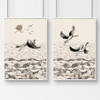 Japanese art print | Set of 2 wall art prints