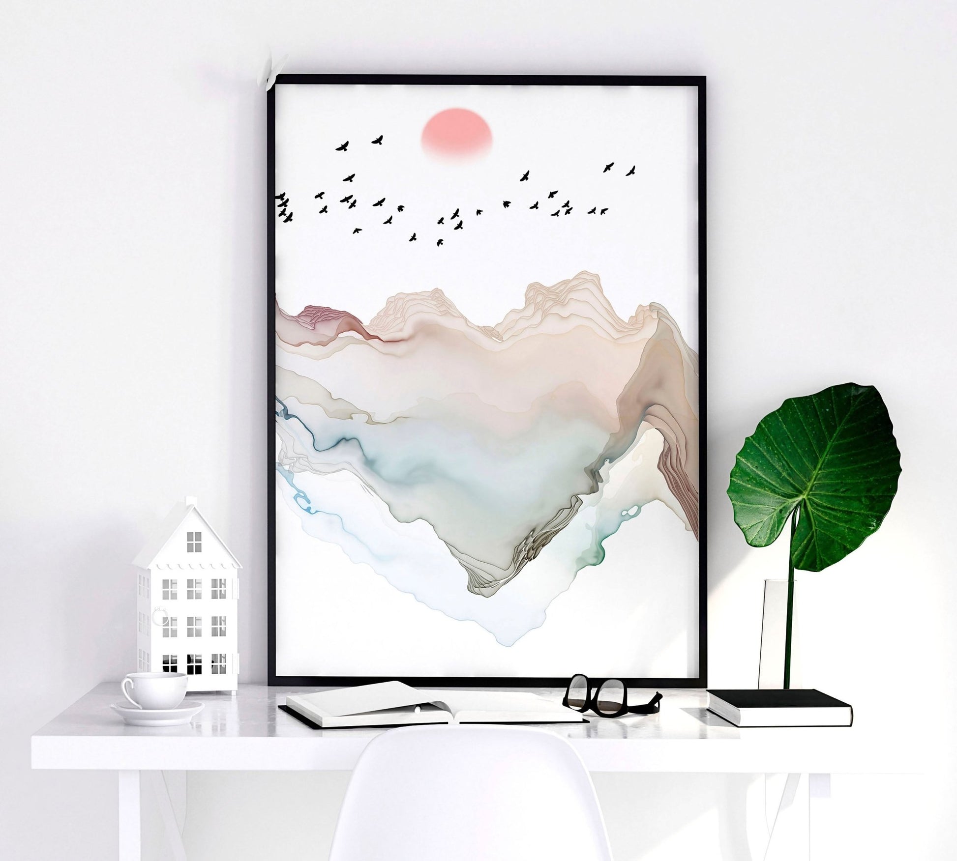 Japanese bedroom decor | set of 3 wall art prints - About Wall Art