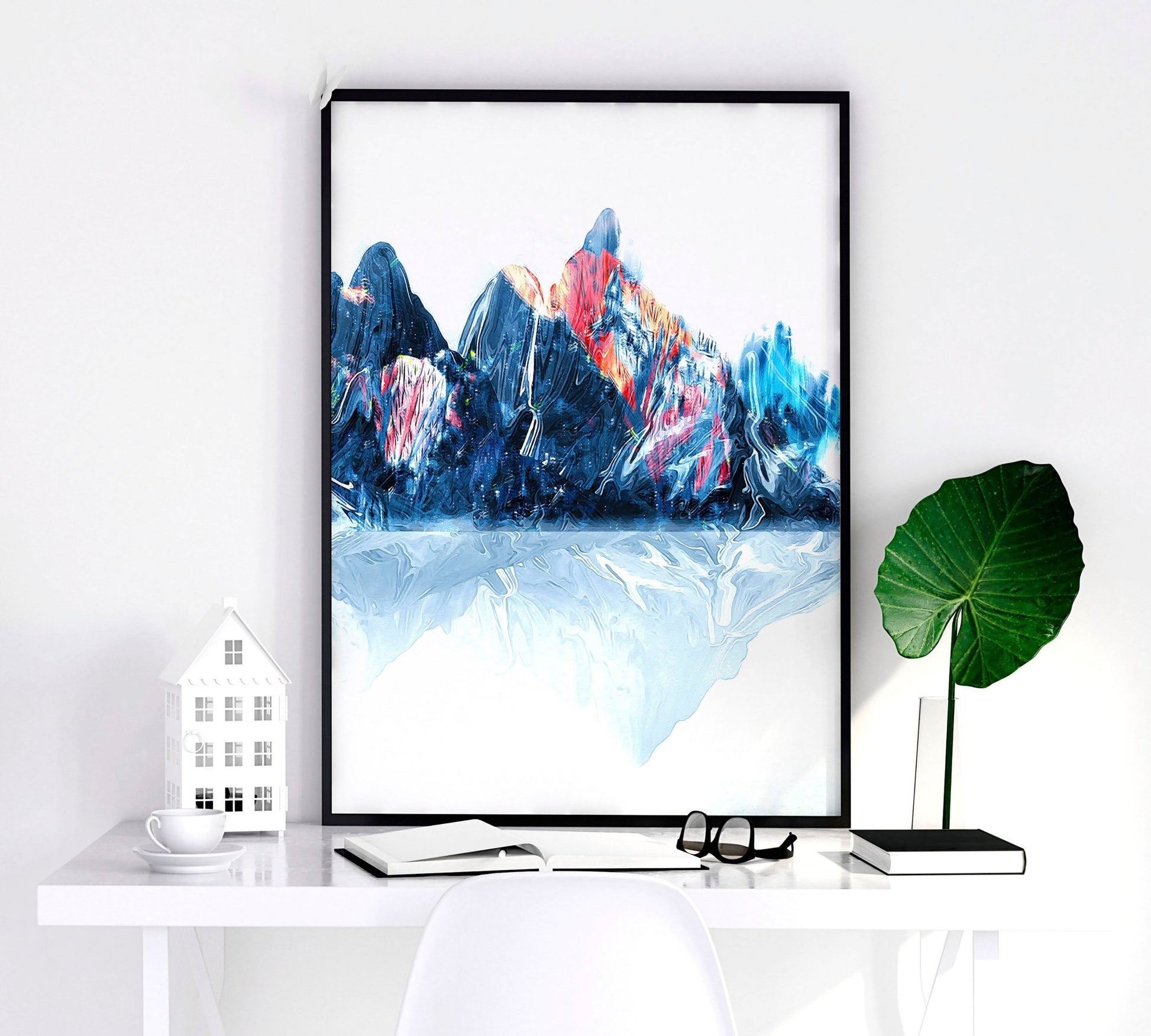 Japanese Framed wall art for living room | set of 3 wall art prints - About Wall Art