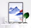 Japanese landscape wall pictures for living room | set of 3 art prints - About Wall Art