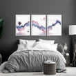 Pictures for bedroom | set of 3 Japanese wall art prints