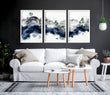 Japanese wall picture for living room | set of 3 art prints - About Wall Art