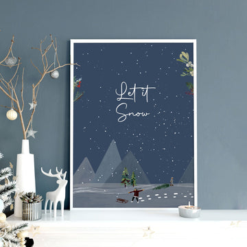 Christmas wall art large for home decoration
