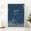 Let it Snow Landscape Christmas wall art large - About Wall Art