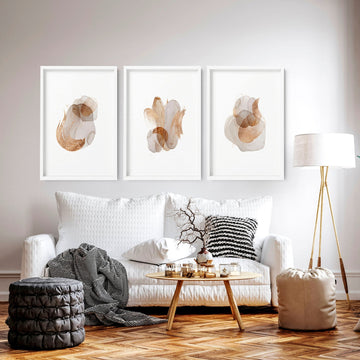 Mid century modern accent wall | set of 3 wall art prints - About Wall Art