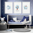 Childrens bedroom wall decor | set of 3 Wall art for Nursery