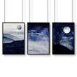 Night Sky Wall Art | set of 3 wall art prints - About Wall Art