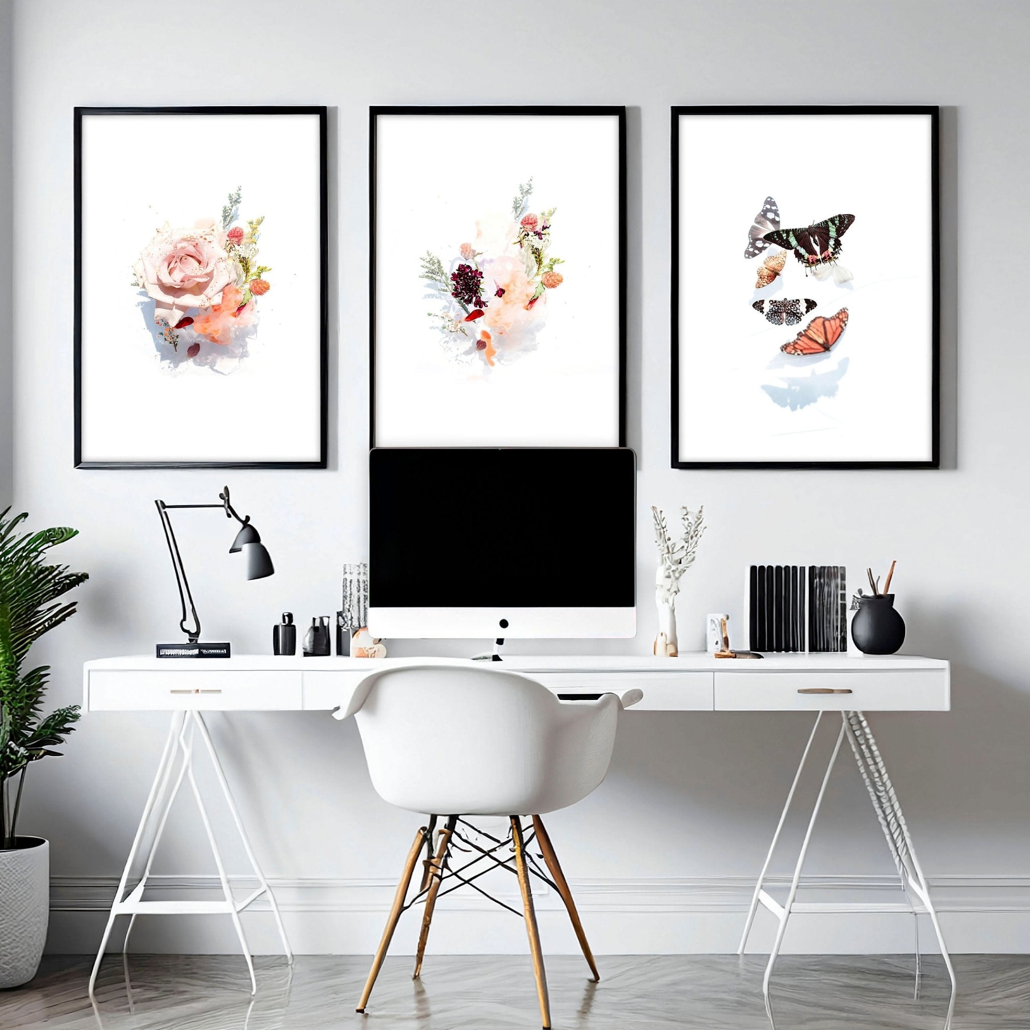 Office art ideas | set of 3 wall art prints