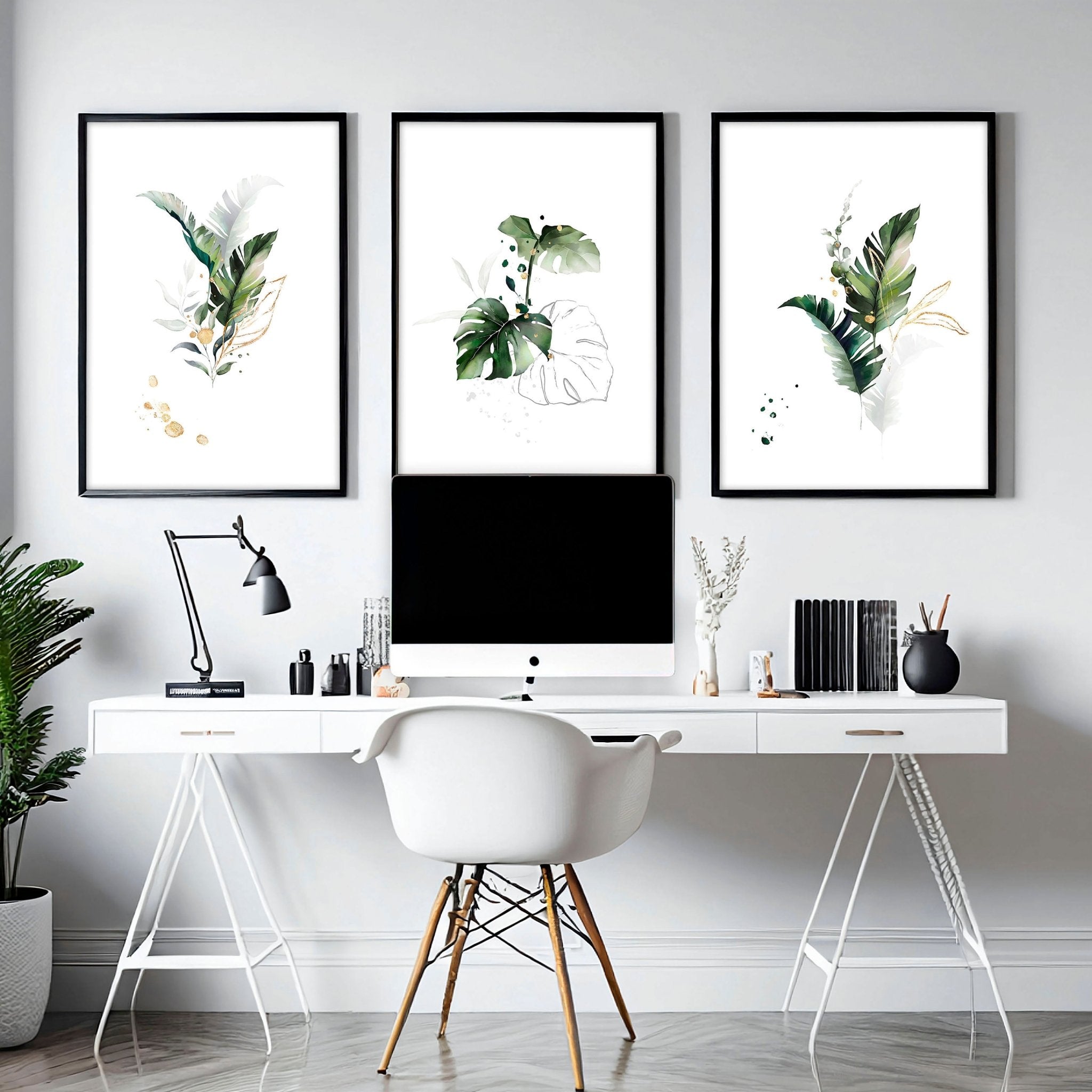 Office art | set of 3 wall art prints - About Wall Art