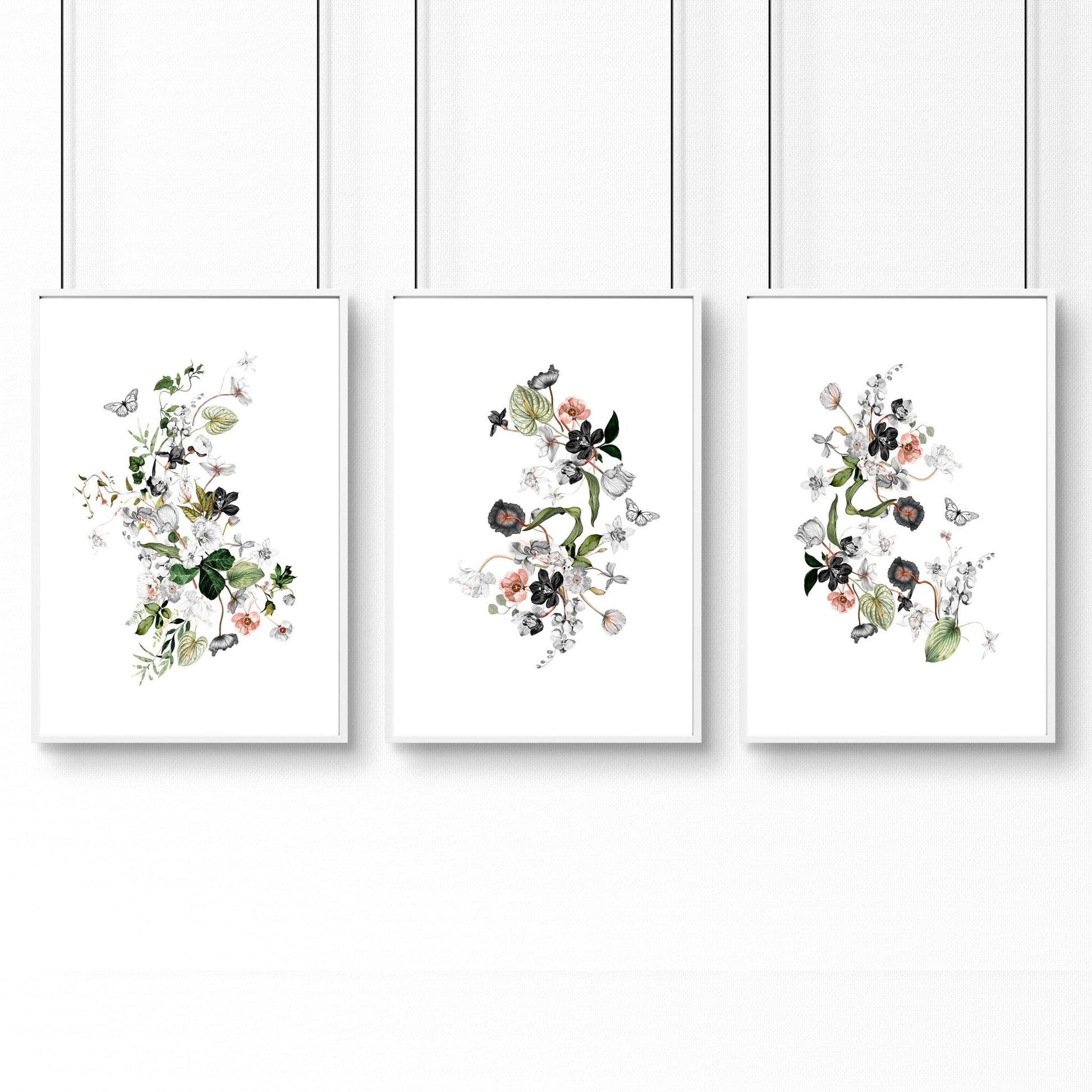 Paintings for home office | set of 3 wall art prints - About Wall Art