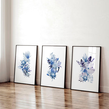Pictures for home office | set of 3 wall art prints