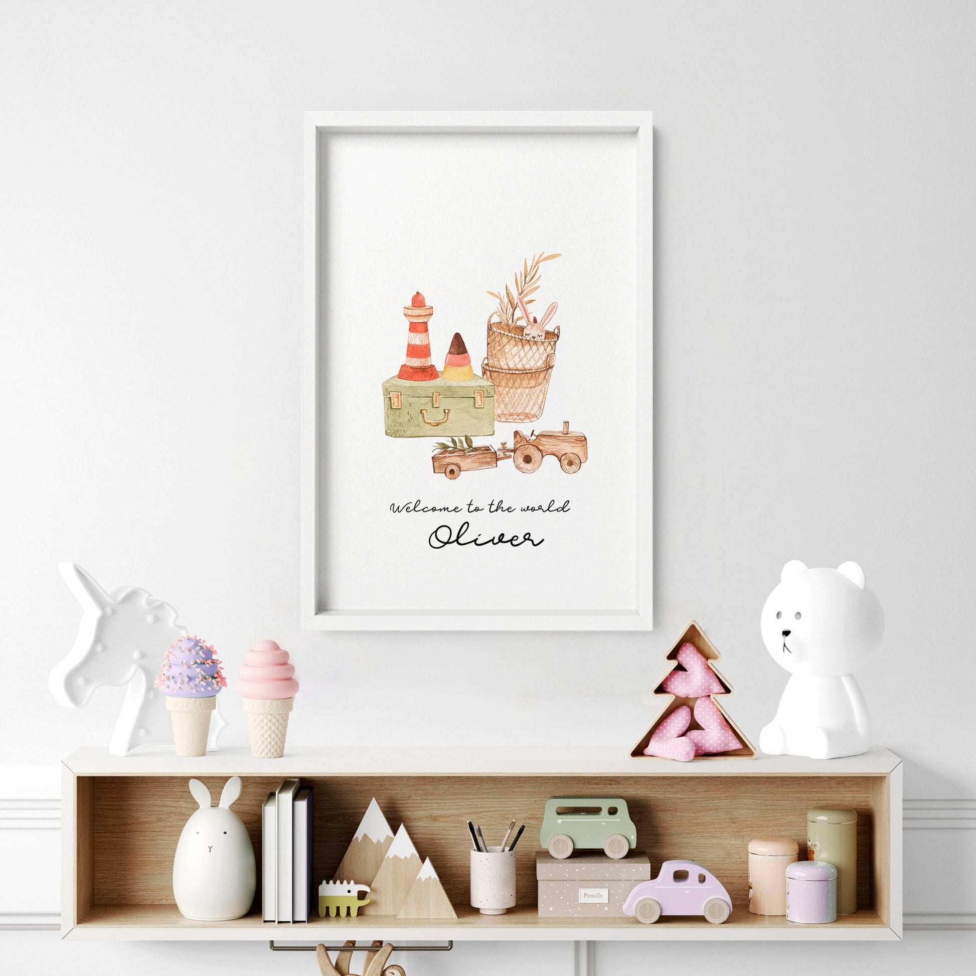Playroom decor ideas | wall art print for baby boy room - About Wall Art