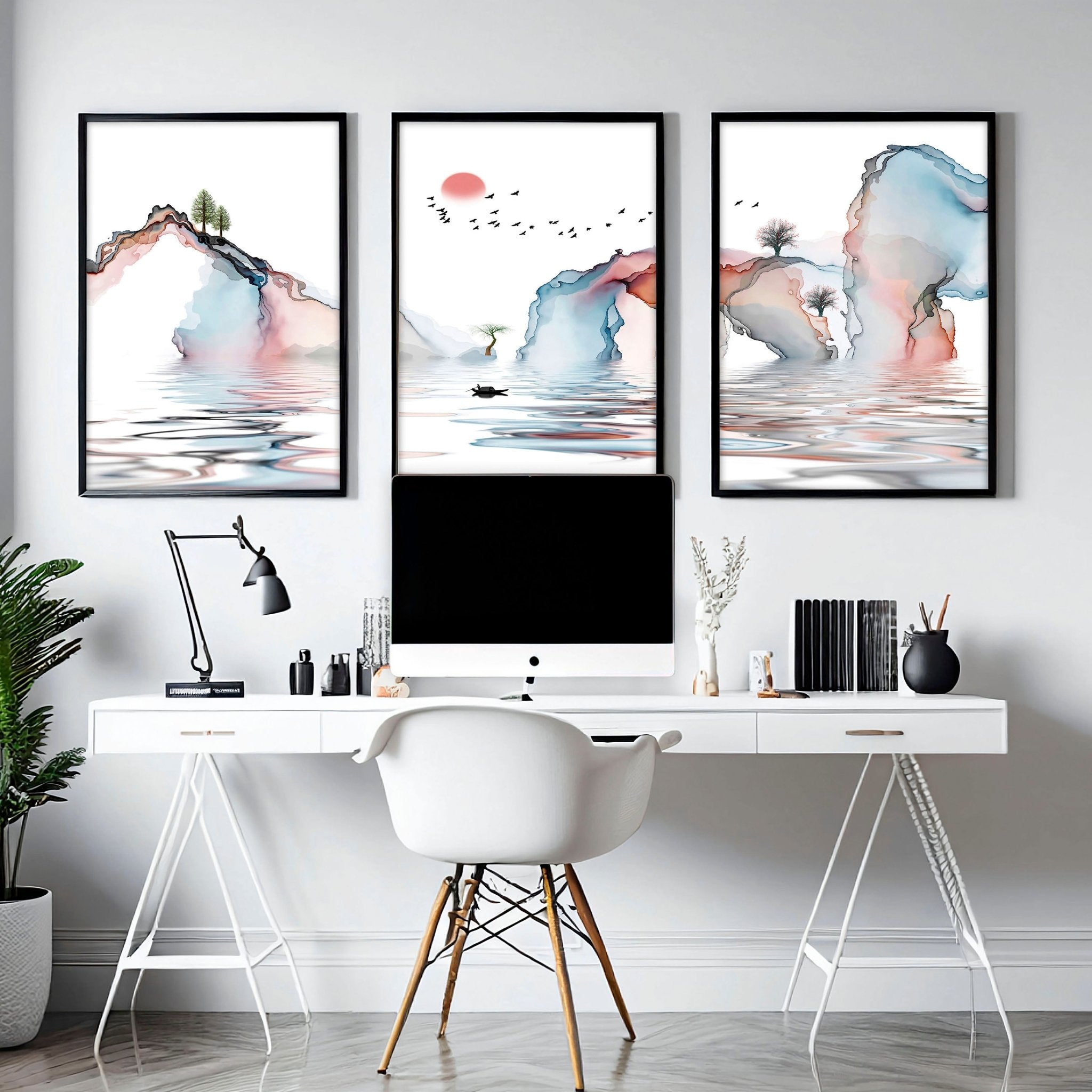 Prints for Office walls | set of 3 wall art prints