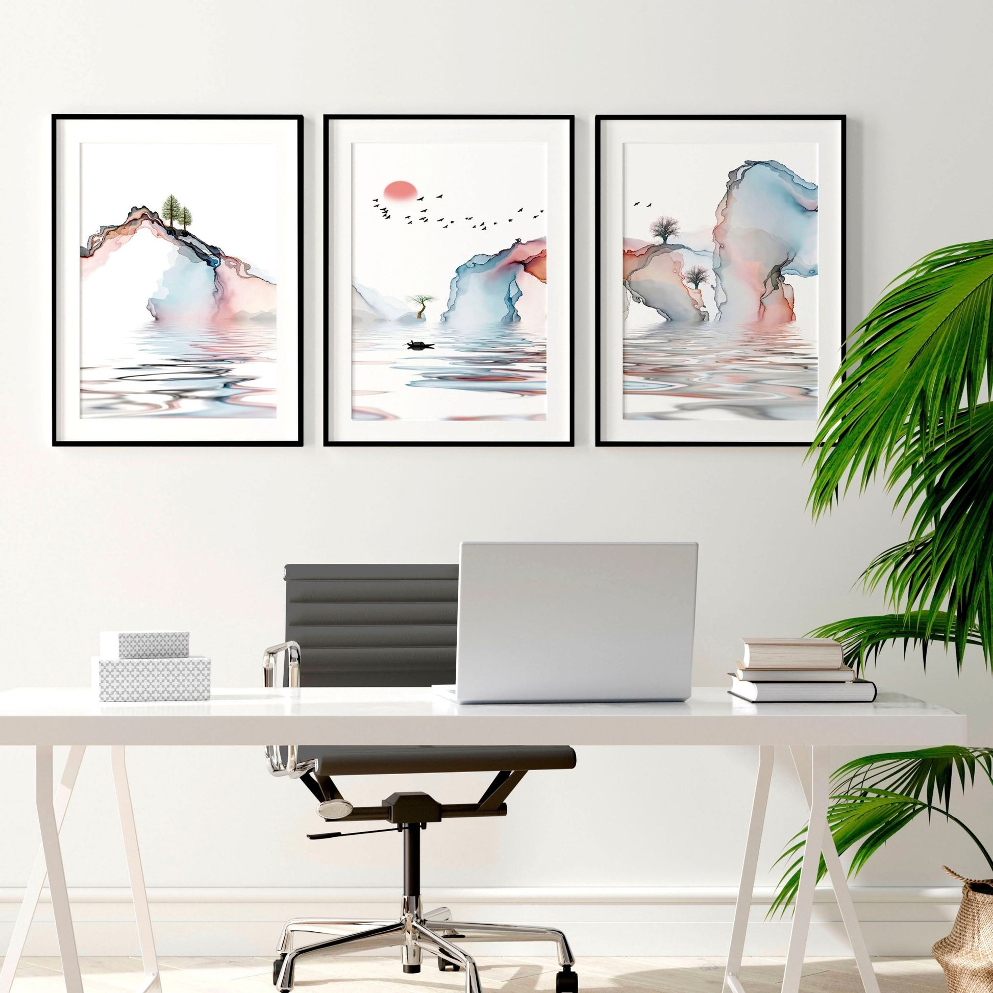 Prints for Office walls | set of 3 wall art prints - About Wall Art