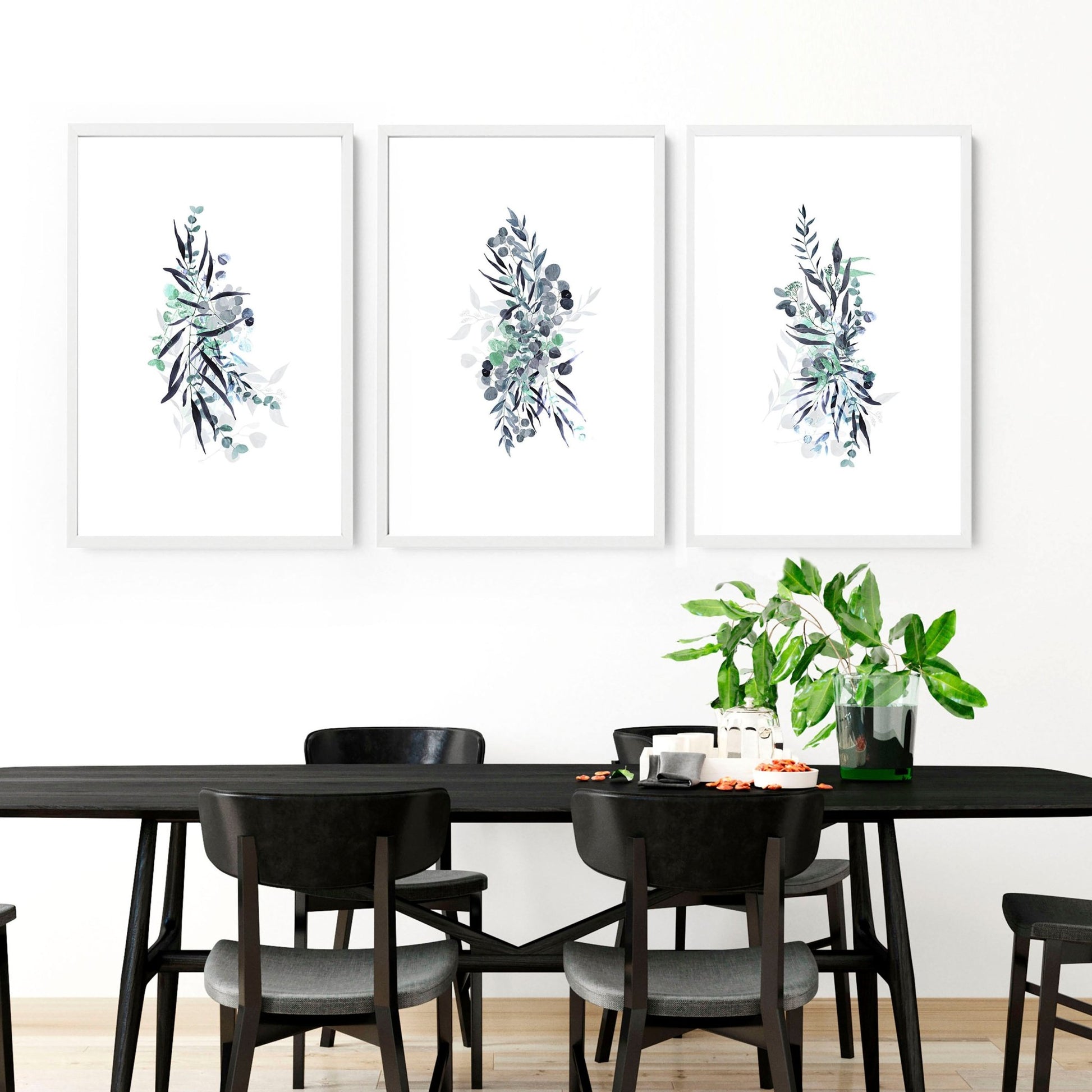 Prints for kitchens | set of 3 Boho Chic art prints