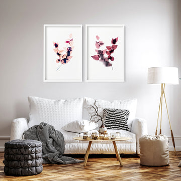 Prints for living room | set of 2 wall art