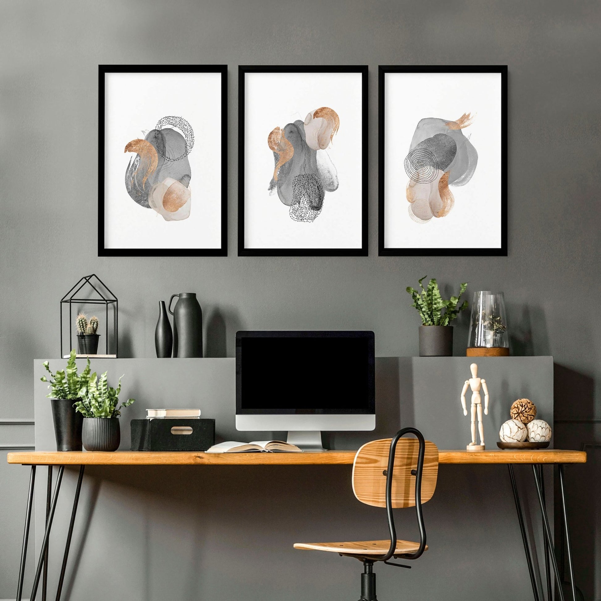 Prints for the office | set of 3 wall art prints - About Wall Art