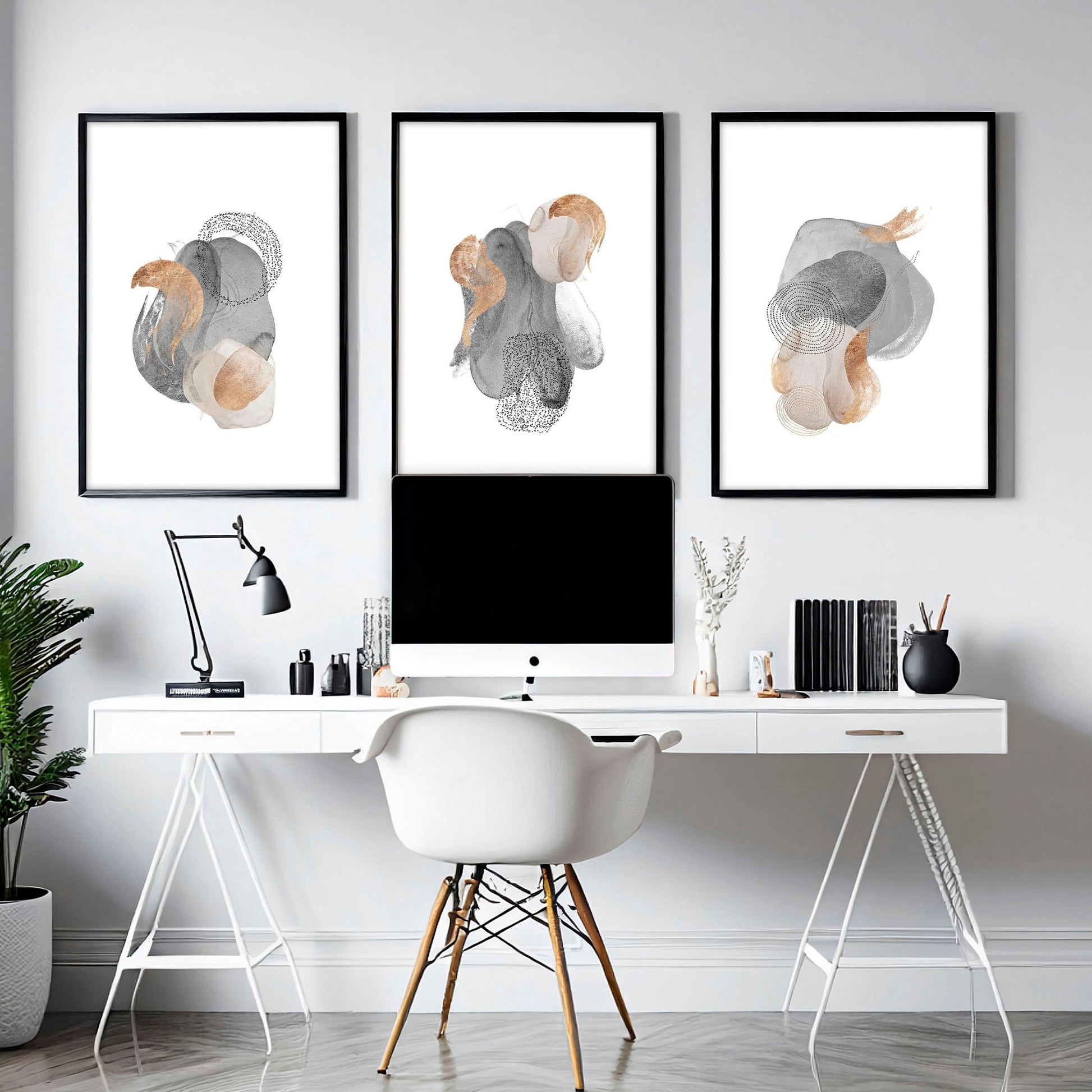 Prints for the office | set of 3 wall art prints - About Wall Art