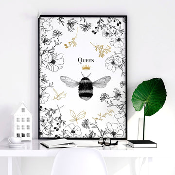 Queen Bee art wall art print - About Wall Art