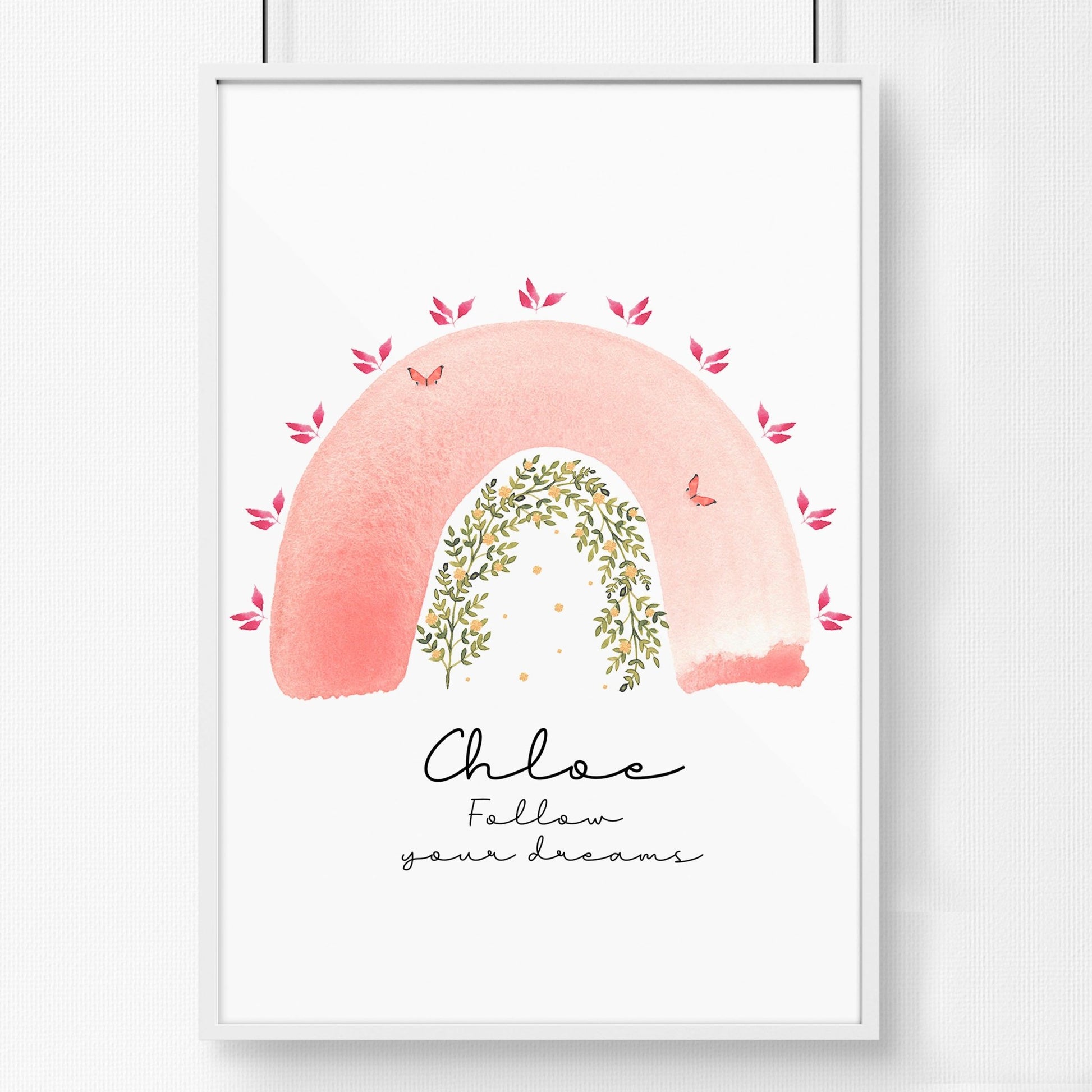Rainbow prints for Girls' room | wall art print - About Wall Art