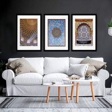 Ramadan Mubarak decorations | set of 3 wall art prints - About Wall Art