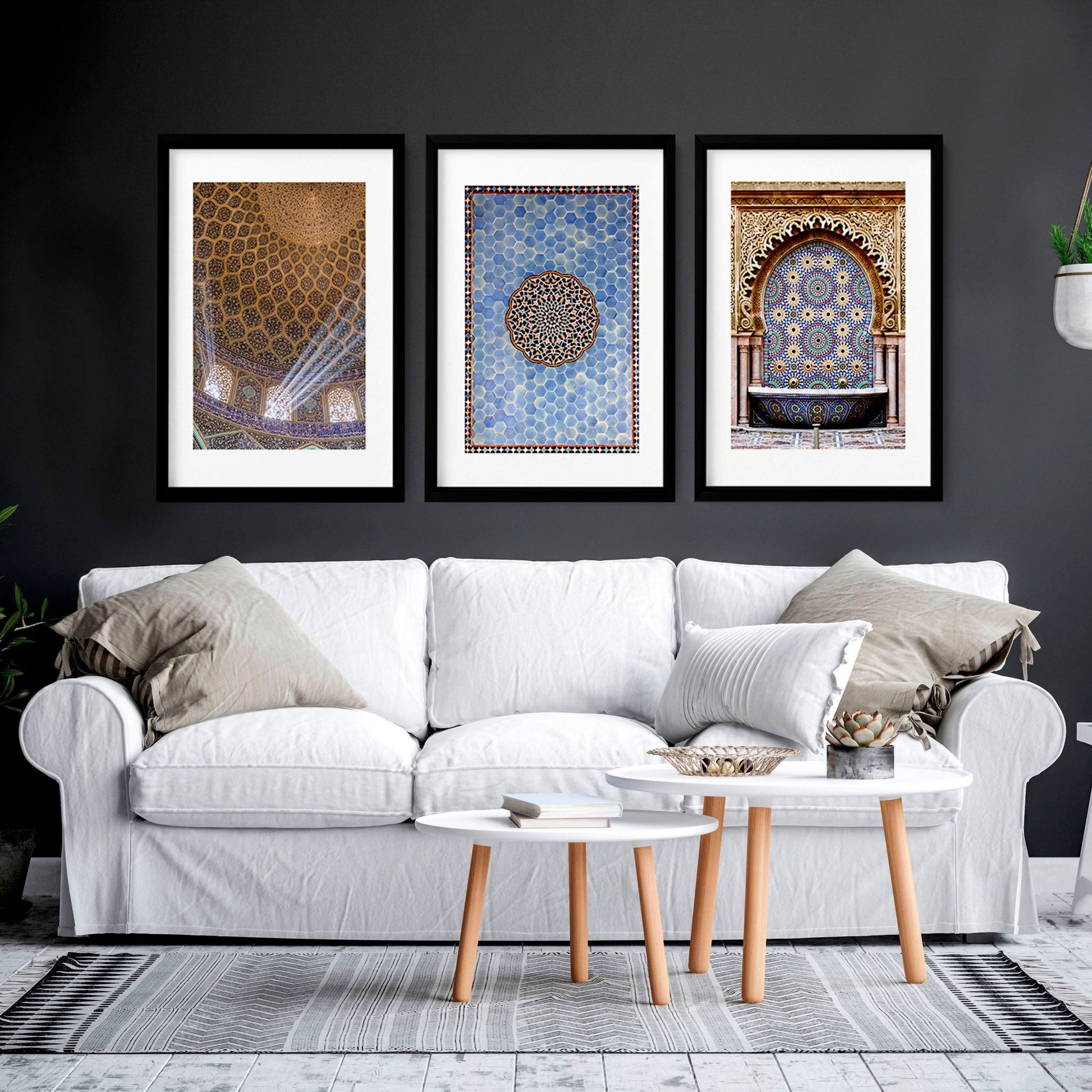 Protection dua decorations | set of 3 wall art prints
