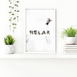 Wall decor for bathroom | set of 3 relaxing wall art