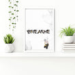 Wall decor for bathroom | set of 3 relaxing wall art