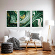 Wall abstract art | set of 3 Marble wall art prints