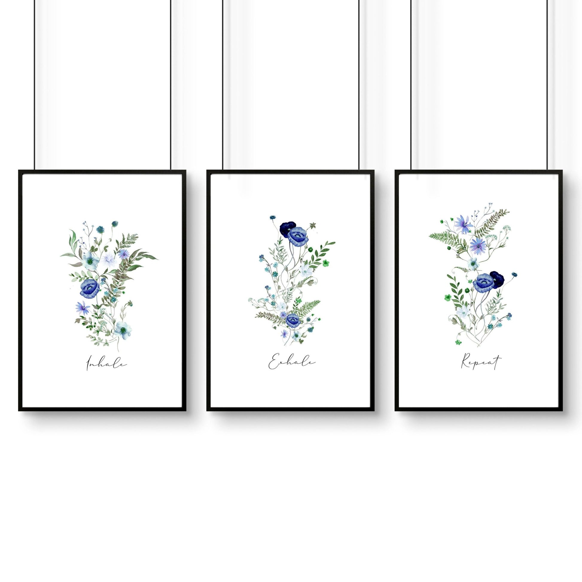 Shabby Chic art for bathroom walls | set of 3 wall art - About Wall Art