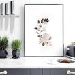 Shabby Chic Floral art for kitchen wall | set of 3 art prints - About Wall Art