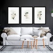 Shabby Chic wall art sets for living room | set of 3 wall art prints