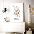 Space nursery decor | set of 3 wall art prints for kids room - About Wall Art