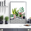 Succulent kitchen wall pictures | set of 2 wall art prints - About Wall Art