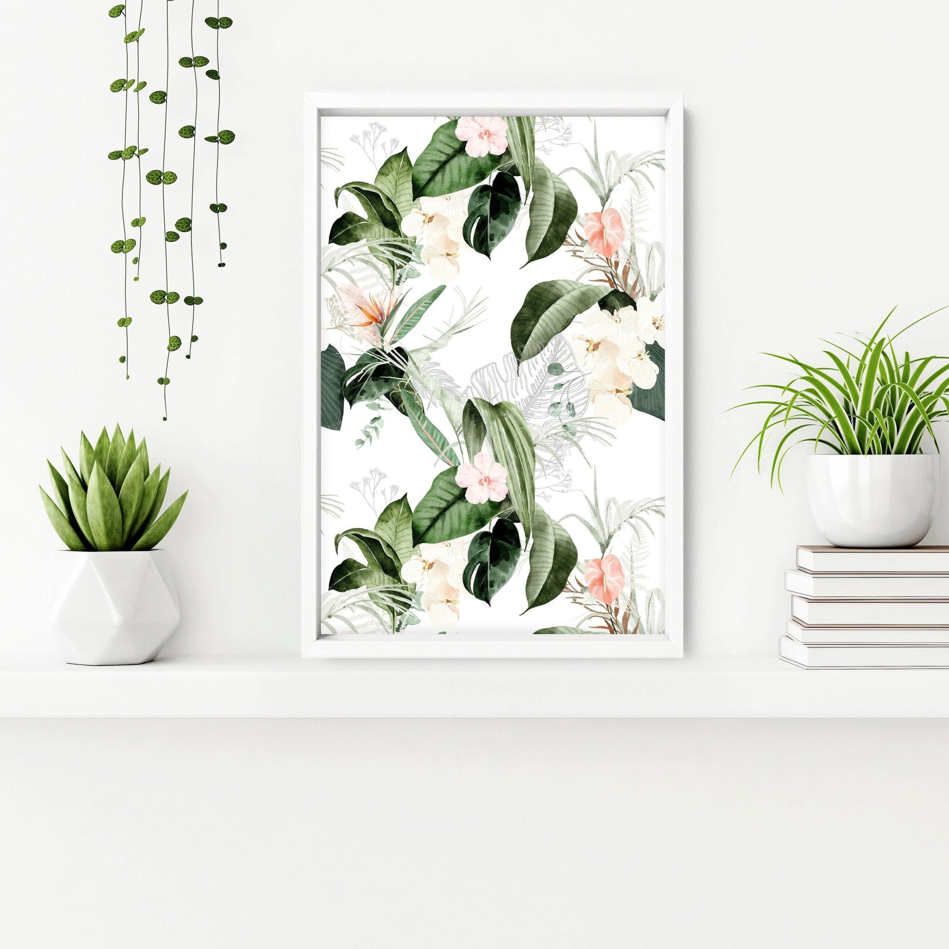 Tropical bathroom wall decorations | set of 3 wall art - About Wall Art