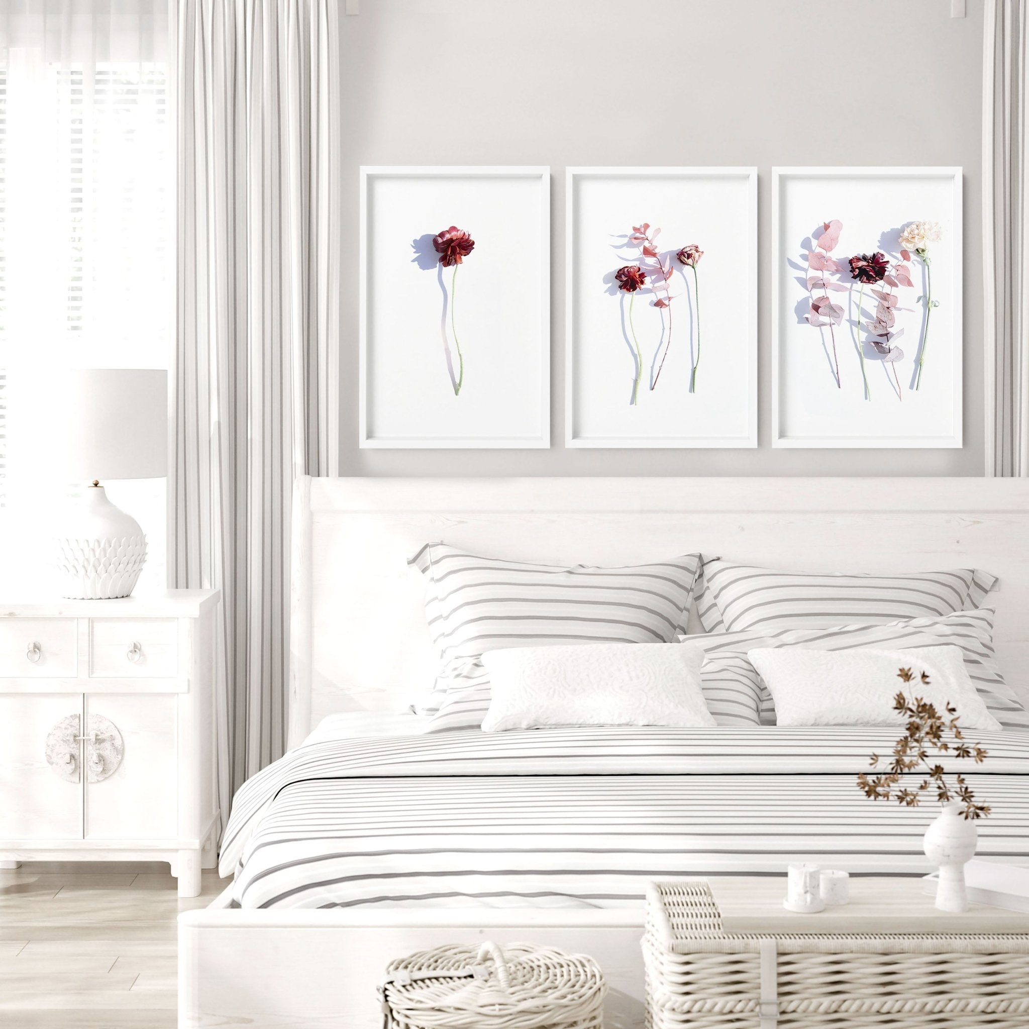 Wall art bedroom | set of 3 prints - About Wall Art