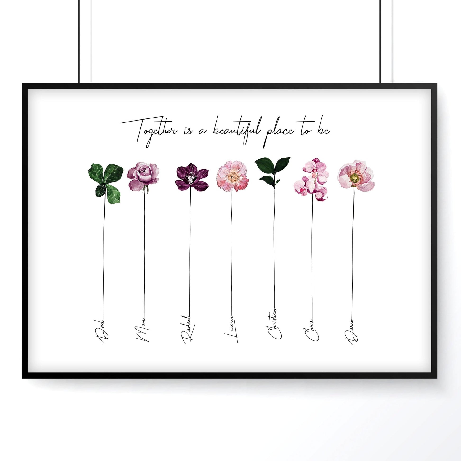 Wall art family tree | wall art print - About Wall Art