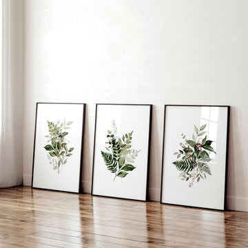 Wall decorations for office | set of 3 framed wall art