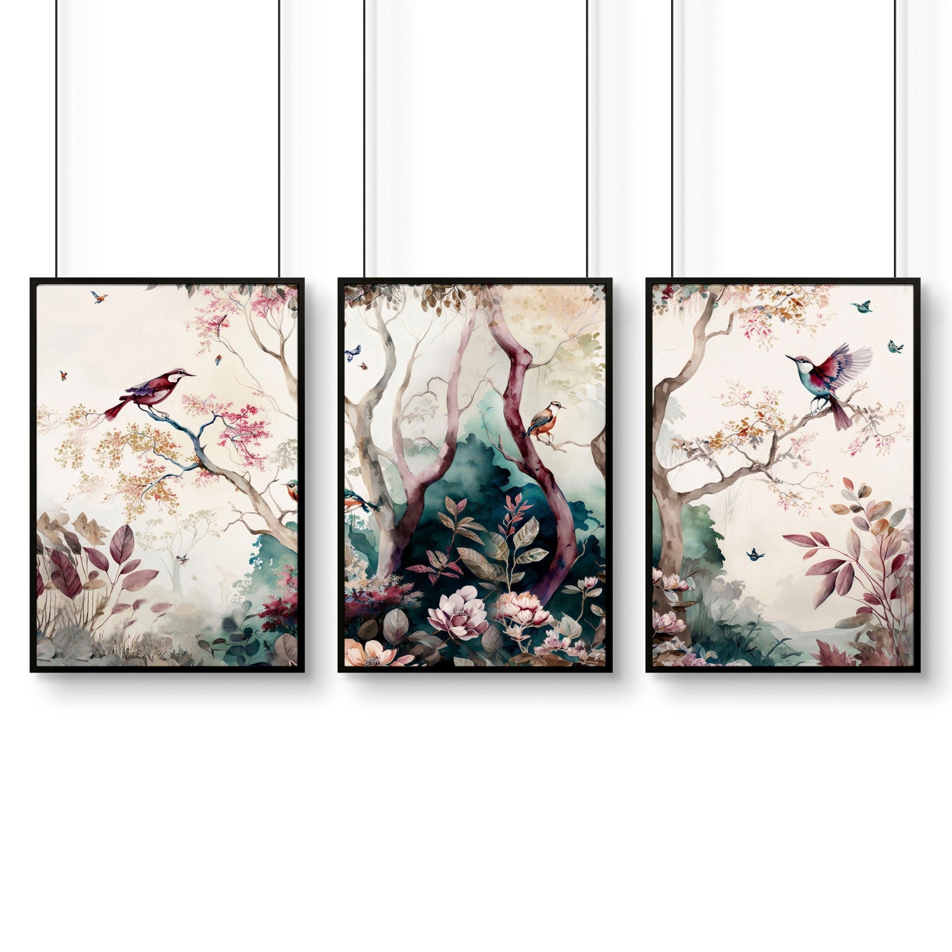 Wall art for living rooms | set of 3 wall art prints - About Wall Art
