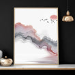 Wall pictures for bedrooms | set of 3 Japanese wall art