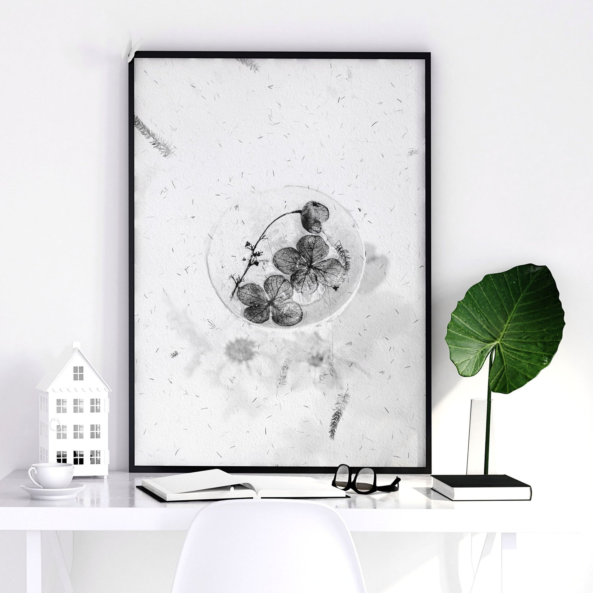 White and black wall art | set of 3 prints - About Wall Art