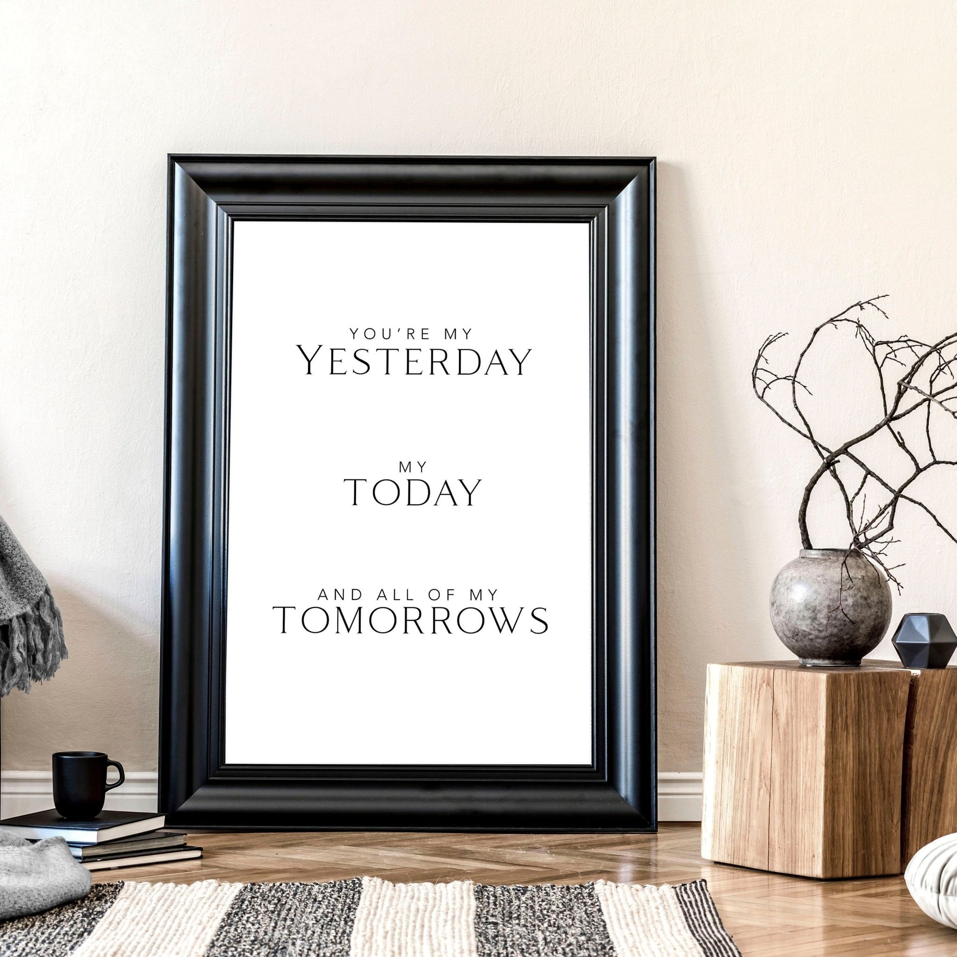 You will forever be my always | wall art print - About Wall Art